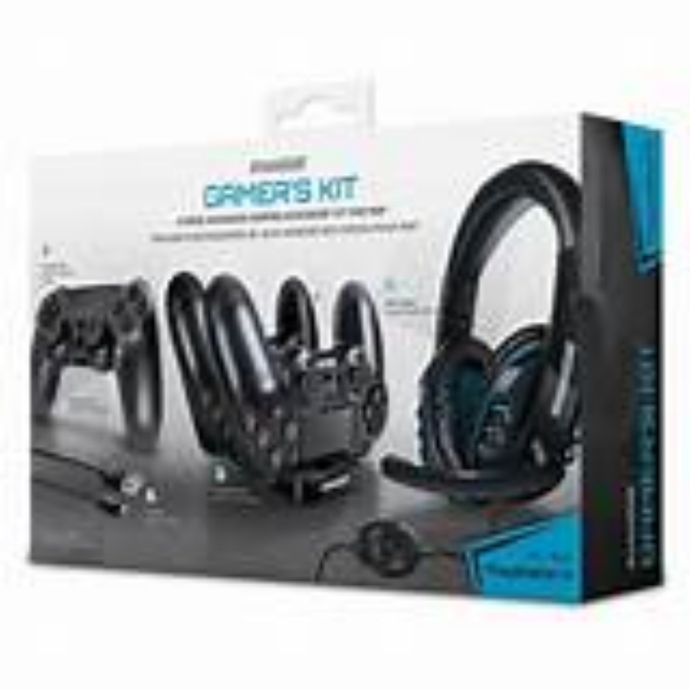 dreamGEAR PlayStation 4 Advanced Gamer's Starter Kit - Headset, Charging…